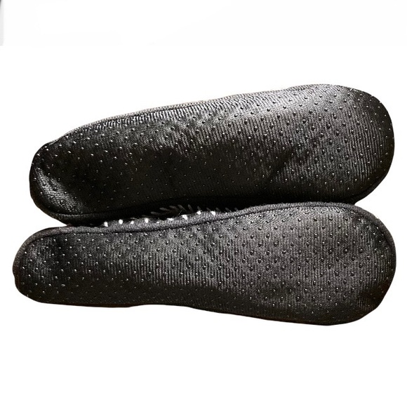 MUK LUKS Aztec Tribal Bootie Slippers White Gray Black Womens Medium 5 6 7 - Picture 6 of 10